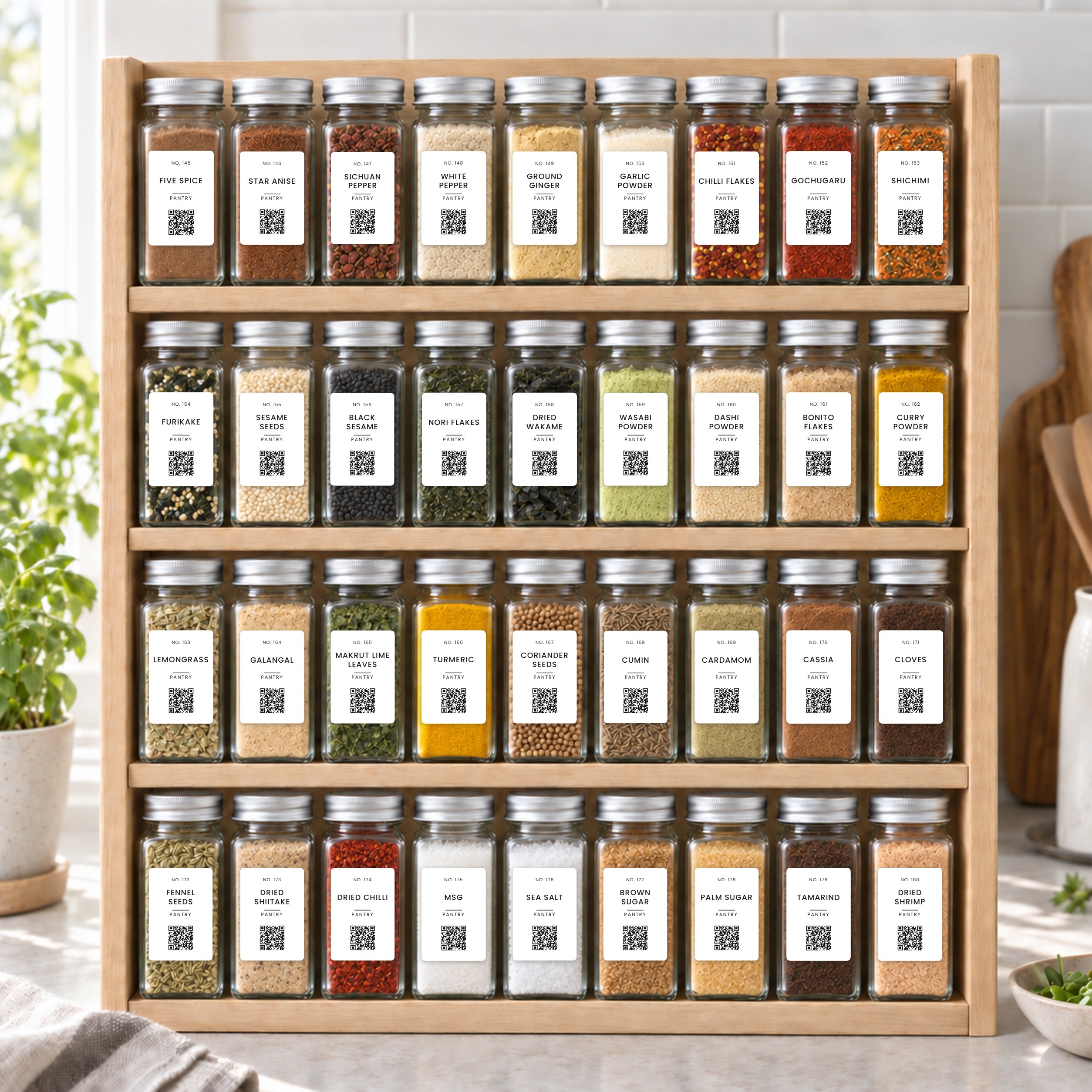 Custom Spice Labels · Paris · Asian pantry