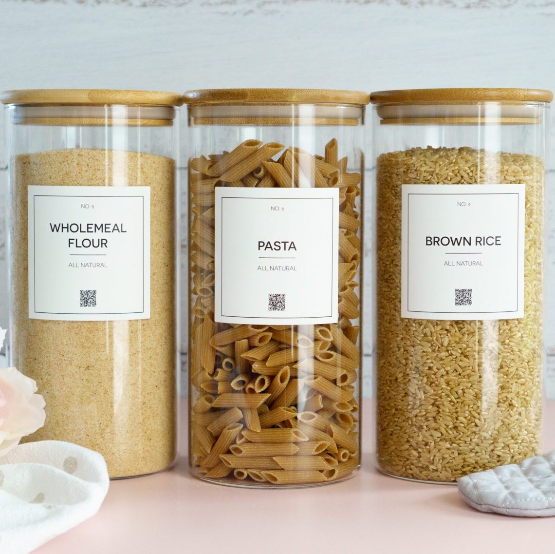 Smart QR Pantry Labels