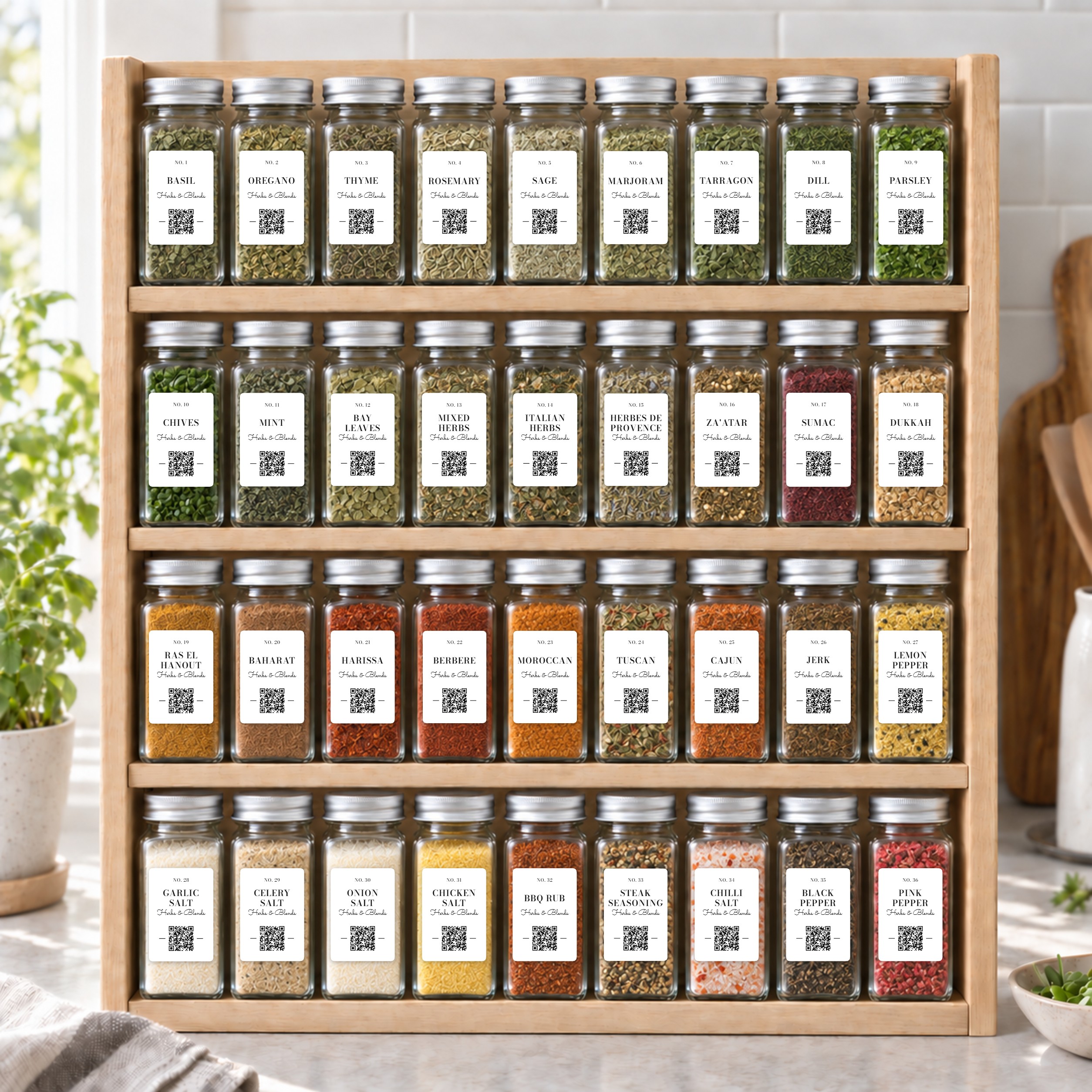 Custom Spice Labels · Monte Carlo · Herbs & blends