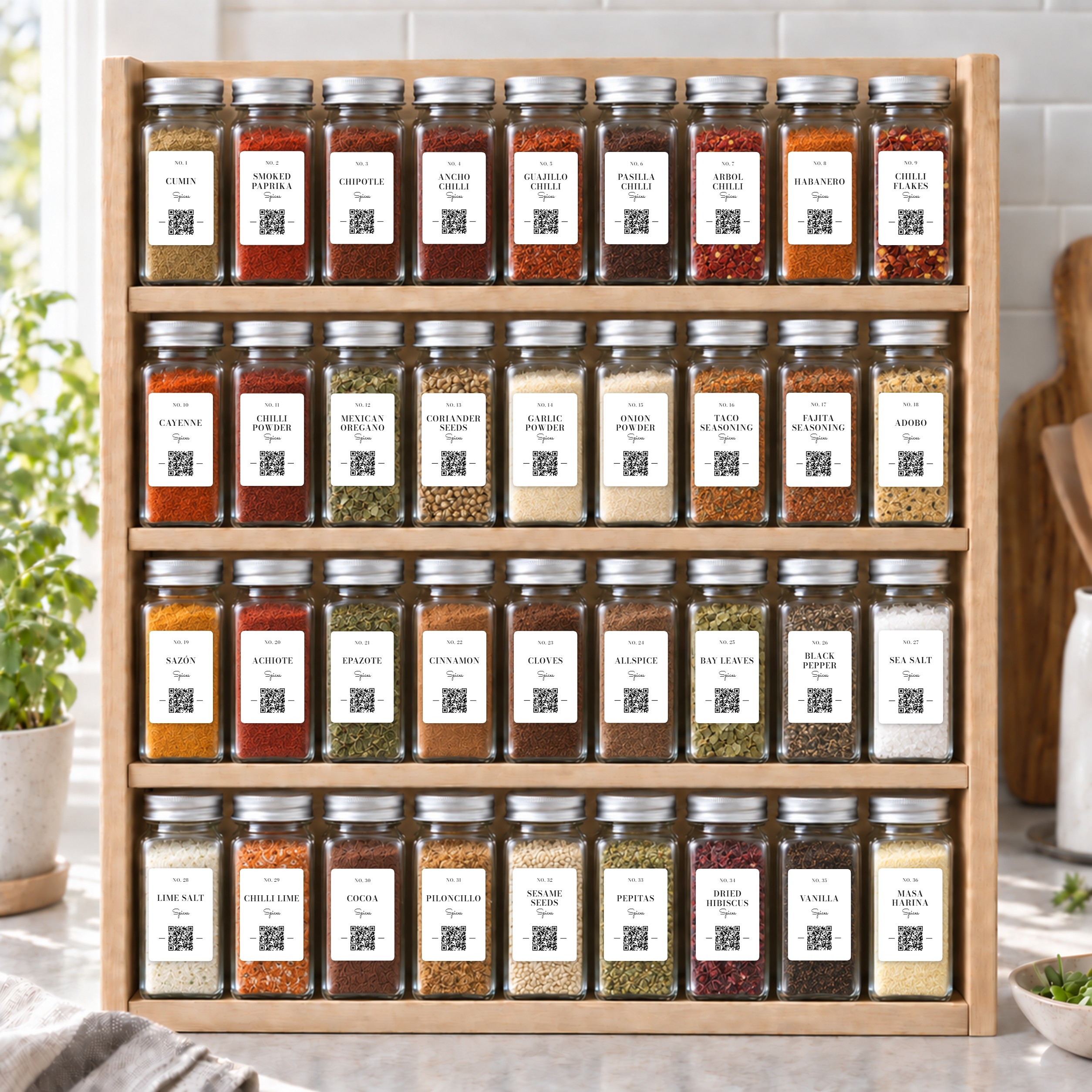 Custom Spice Labels · Monte Carlo · Mexican & Latin
