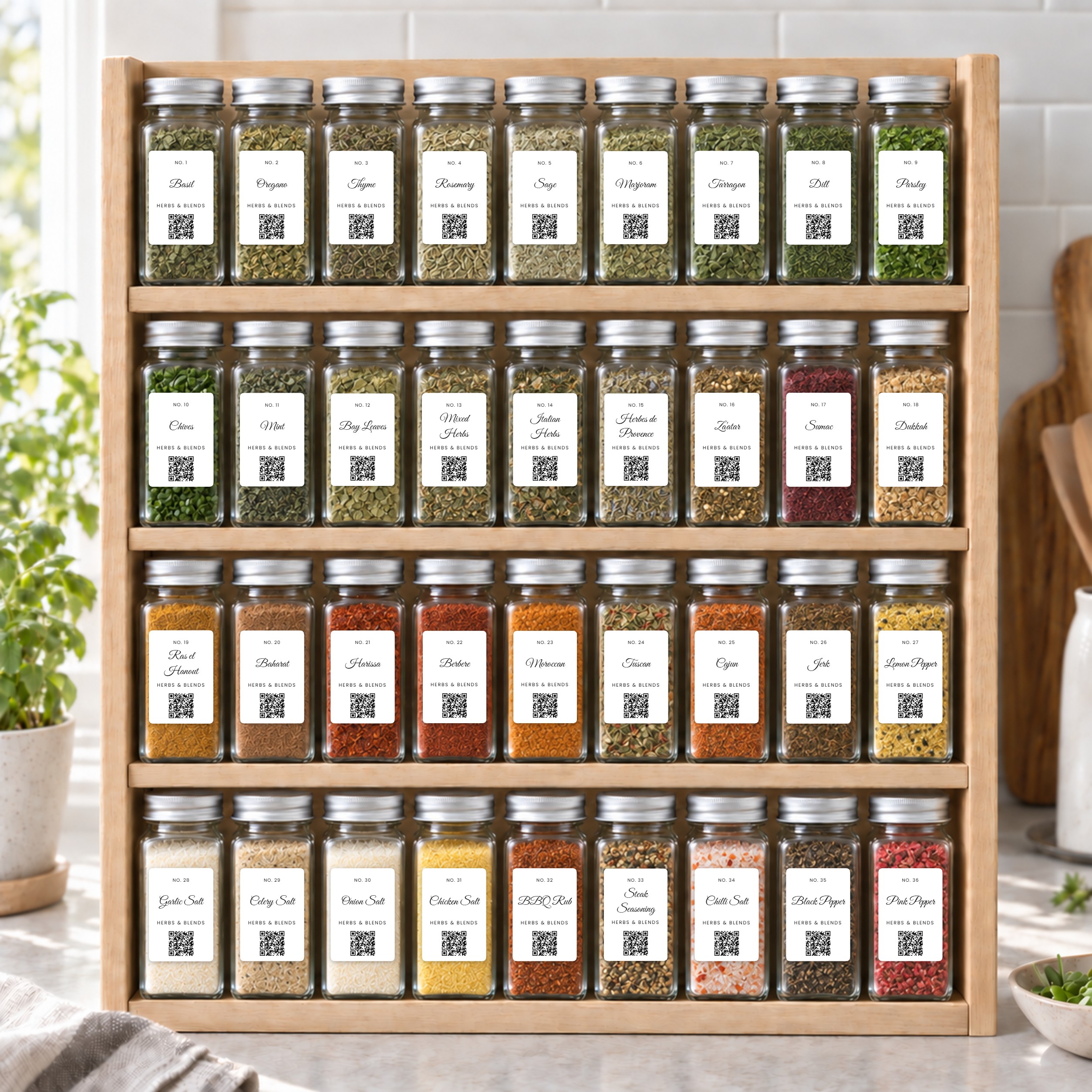 Custom Spice Labels · Saint Tropez · Herbs & blends