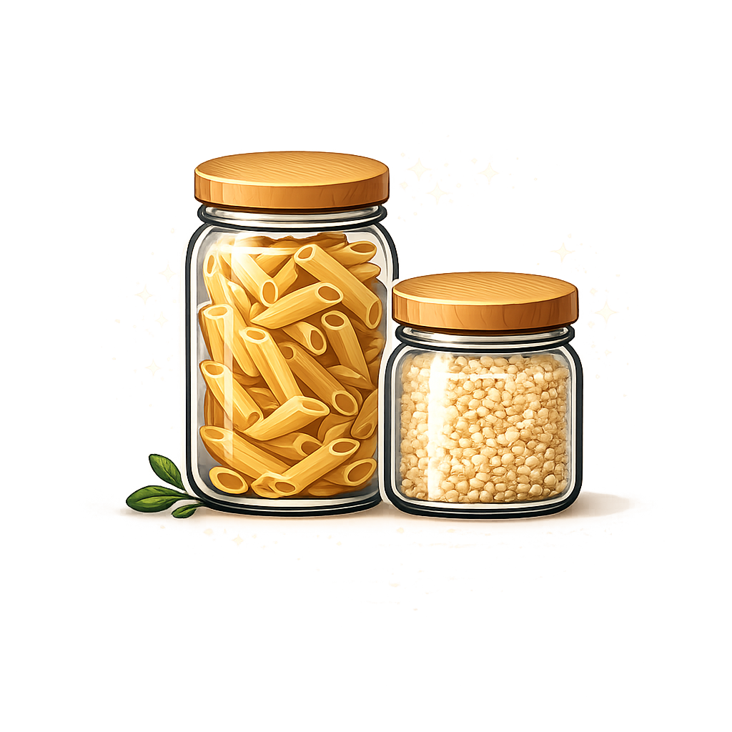 Pantry staples.